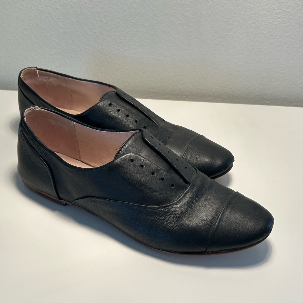 Bloch Italian Leather Jazz Ballet Flats EUC